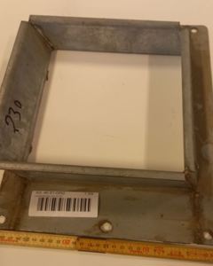 Inlet flange 240x240 for E230 bucket elevator M&M